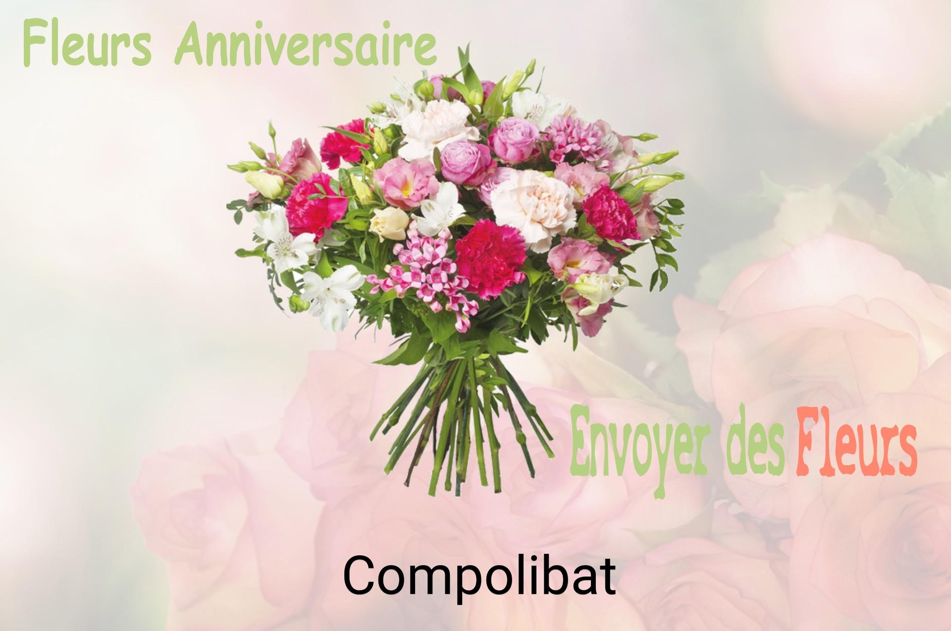 Bouquet de fleurs d’anniversaire livré à Compolibat